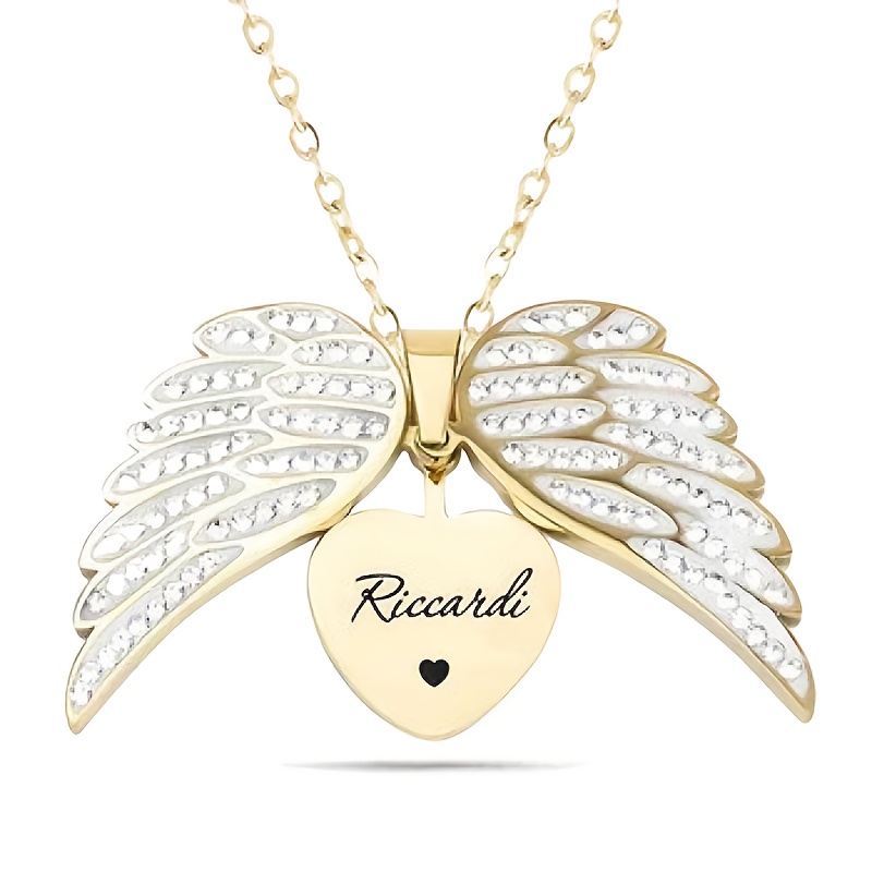 Personalized Heart-Shaped Pendant Necklace — Custom Gift